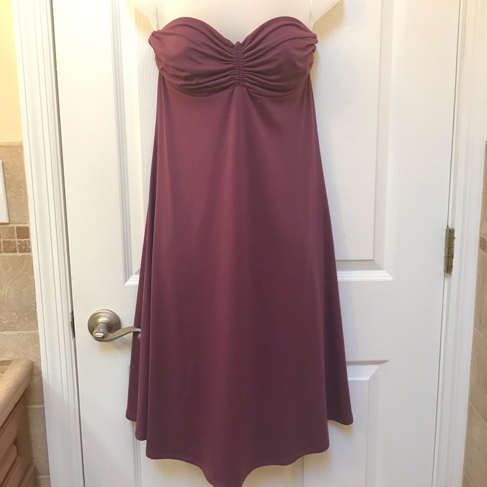 Susana Monaco Strapless A Line Dress